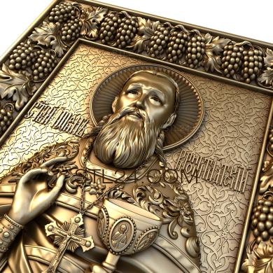 Icons (St.John of Kronstadt, IK_1705) 3D models for cnc